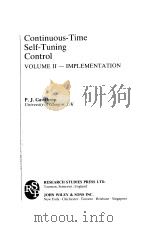Continuous-Time Self-Tuning Control PDF电子版封面 0863800882