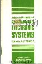 Safety and Reliability of Programmable Electronic Systems PDF电子版封面 1851660178
