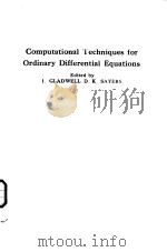 Computational Techniques for Ordinary Differential Equations（ PDF版）