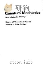 Quantum Mechanics (Non-relativistic Theory) Third Edition PDF电子版封面 0080209408