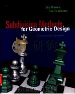 Subdivision Methods for Geometric Design A Constructive approach PDF电子版封面 1558604464