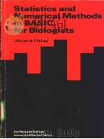 Statistics and Numerical Methods in BASIC for Biologists PDF电子版封面 0442304765