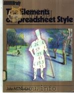The Elements of Spreadsheet Style PDF电子版封面 0130805653