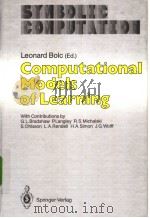 Computational Models of Learning PDF电子版封面 0387163182