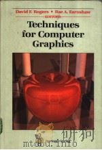 Techniques for computer Graphics PDF电子版封面 0387964924