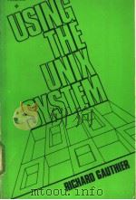 Using the Unix System     PDF电子版封面  0835981622   