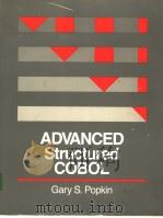 ADVANCED STRUCTURED COBOL PDF电子版封面 0534013945