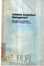 Software Acquisition Management PDF电子版封面