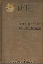 THE DEFECT SOLID STATE PDF电子版封面