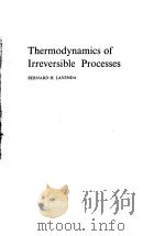 Thermodynamics of Irreversible Processes PDF电子版封面 0333216164 BERNARD H.LAVENDA