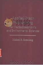 Applied Linear Programming For the Socioeconomic and Environmental Sciences（ PDF版）