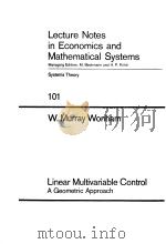 LINEAR MULTIVARIABLE CONTROL PDF电子版封面 0387069569