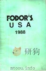 FODOR‘S USA 1988 PDF电子版封面 0679015752