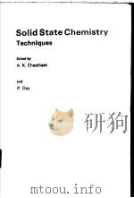 Solid State Chemistry Techniques     PDF电子版封面  0198551657   