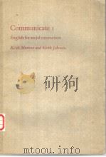 Communicate 1 English for social interaction（ PDF版）