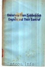 Emissions From Combustion Engines and Their Control PDF电子版封面