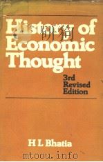 History of Economic Thought PDF电子版封面