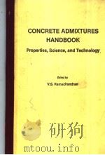 CONCRETE ADMIXTURES HANDBOOK PDF电子版封面