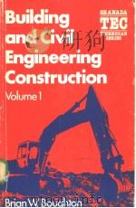 Building and Civil Engineering Construction Volume 1 PDF电子版封面
