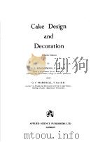 Cake Design and Decoration PDF电子版封面