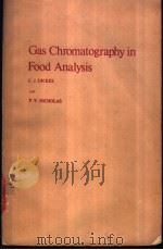Gas Chromatography in Food Analysis PDF电子版封面