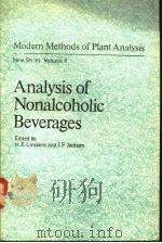 Analysis of Nonalcoholic Beverags PDF电子版封面