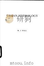 URBAN HYDROLOGY PDF电子版封面