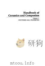 Handbook of Ceramics and Composites Volume 1 PDF电子版封面