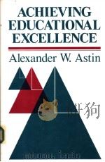 ACHIEVING EDUCATIONAL EXCELLENCE PDF电子版封面