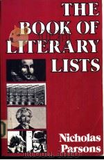 The Book of Literary Lists PDF电子版封面 0816022348