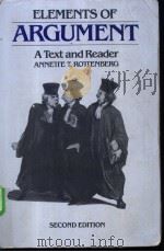 ELEMENTS OF ARGUMENT PDF电子版封面