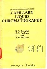CAPILLARY LIQUID CHROMATOGRAPHY PDF电子版封面