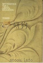 MATHEMATICS FOR A LIBERAL EDUCATION     PDF电子版封面     