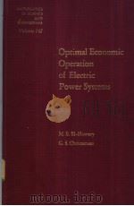 Optimal Economic Operation of Electric Power Systems PDF电子版封面 0122368509