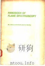 HANDBOOK OF FLAME SPECTROSCOPY PDF电子版封面