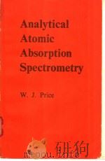 Analytical Atomic Absorption Spectrometry PDF电子版封面