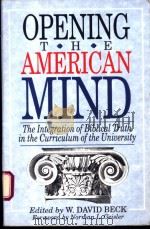 Opening the American Mind PDF电子版封面