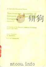 Spectroscopic Proerties of Inorganic and Organometallic Compounds Volume 17 PDF电子版封面