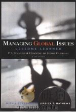 MANAGING GLOBAL ISSUES LESSONS LEARNED PDF电子版封面 087003183X