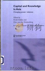 Capital and Knowledge in Asia Changing power relations PDF电子版封面 0415304172