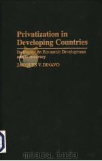 Privatization in Developing Countries Its Impact on Economic Development and Democracy 1995 PDF电子版封面 0275950077