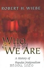 WHO WE ARE PDF电子版封面 0691090238 ROBERTH.WIEBE