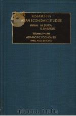 RESEARCH IN ASIAN ECONOMIC STUDIES  ASIA-PACIFIC ECONOMIES：1990s AND BEYOND     PDF电子版封面  1559386169  M.DUTTA(Department of Economic 