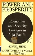 POWER AND PROSPERITY Economics and Security Linkages in Asia-Pacific PDF电子版封面 1560002522 SUSANL.SHIRK AND CHRISTOPHERP.