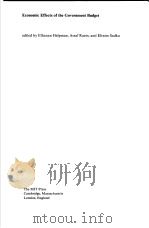 Economic Effects of the Government Budget（1988 PDF版）