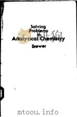 Solving Problems in Analytical Chemistry Brewer（1980 PDF版）