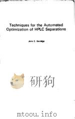 Techniques for the Automated Optimization of HPLC Separations（ PDF版）