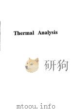 Thermal Analysis PDF电子版封面 0127656057 Bernhard Wunderlich