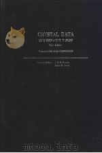 CRYSTAL DATA DETERMINATIVE TABLES Third Edition Volume 1:ORGANIC COMPOUNDS ANORTHIC (Triclinic) PDF电子版封面 J.D.H.Donnay Helen M.Ondik