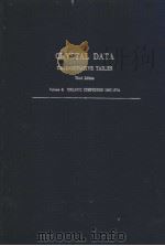 CRYSTAL DATA DETERMINATIVE TABLES Third Edition Volume 3:ORGANIC COMPOUNDS 1967-1974 TETRAGONAL PDF电子版封面 J.D.H.Donnay